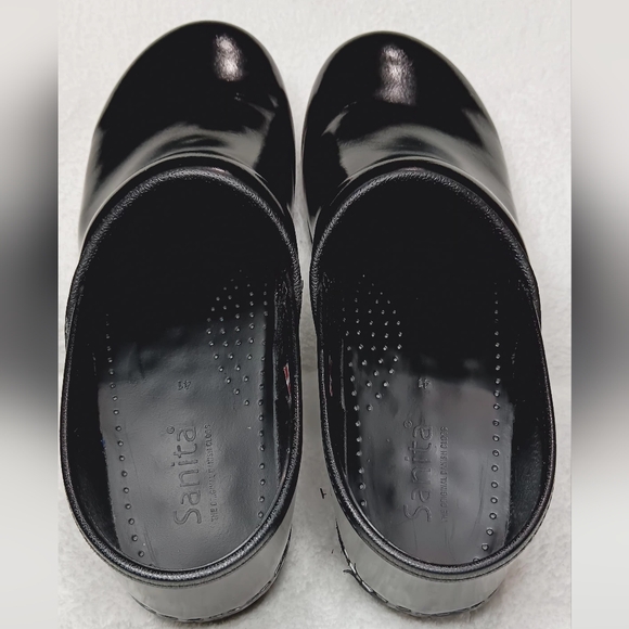 Black Sanita Clogs Size EU41 / US 10 - Picture 2 of 8